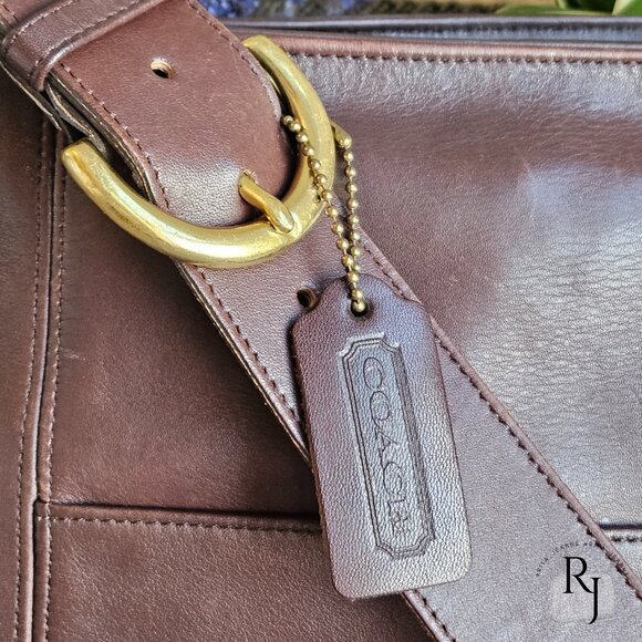 Coach Vintage - Soho Erickson Bucket Bag 4169, Mahogany - United States 1990s - Picture 2 of 16